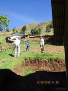 Surveying at the Secondary School site