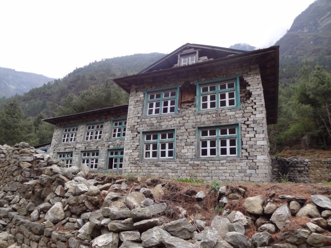 Earthquake damage - LED Solu Khumbu Trek, April/May 2016